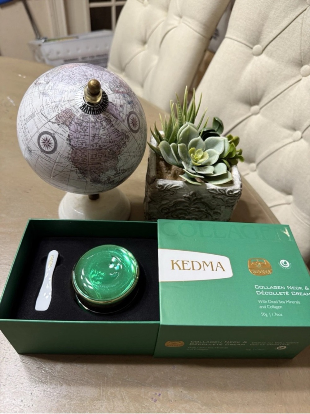 KEDMA COLLAGEN Neck & Decollete Cream With Dead Sea Minerals And Collagen 50 ml